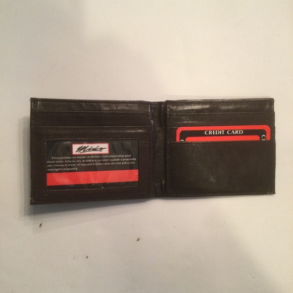 Mido Brown Leather Bifold Men’s Wallet - Picture 4 of 6